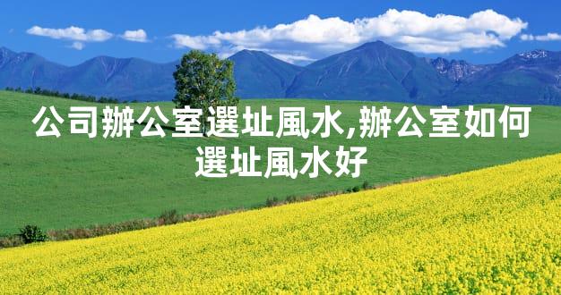 公司辦公室選址風水,辦公室如何選址風水好