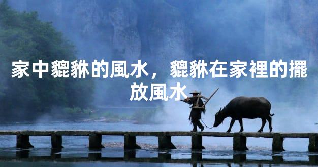 家中貔貅的風水，貔貅在家裡的擺放風水