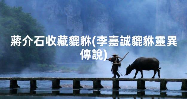 蔣介石收藏貔貅(李嘉誠貔貅靈異傳說)