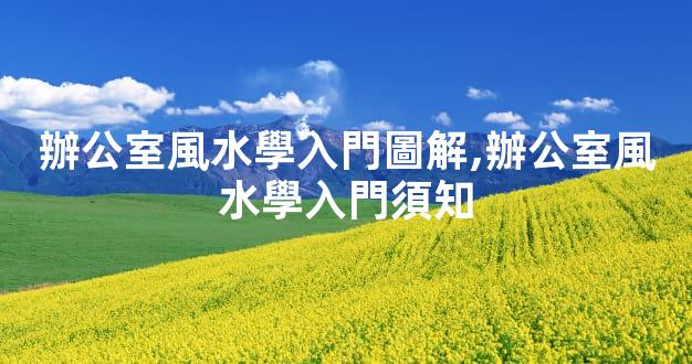 辦公室風水學入門圖解,辦公室風水學入門須知